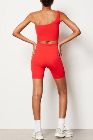 Brassière de sport asymétrique Capsule Active - Rouge - Etam