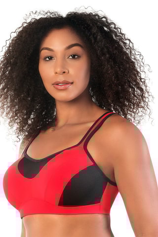 Brassière Active Rouge et noir - Parfait