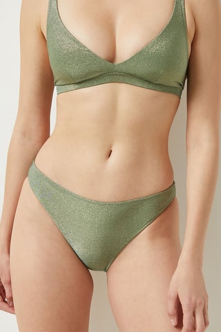 Bas de maillot pailleté Tutti Frutti - Kaki- Etam