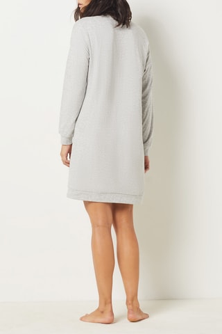 Chemise de nuit Noah - Gris clair chiné - Etam