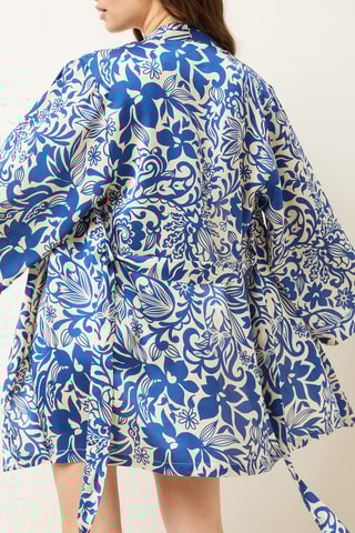 Déshabillé Blue Amalfi Bleu roi - Etam