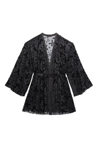 Déshabillé Devore Dreams - Noir - Savage x Fenty