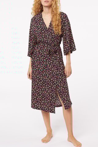 Déshabillé Bucolic Spirit Noir - Etam