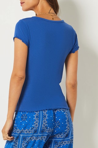 T-shirt de pyjama Jamie - Bleu roi - Etam