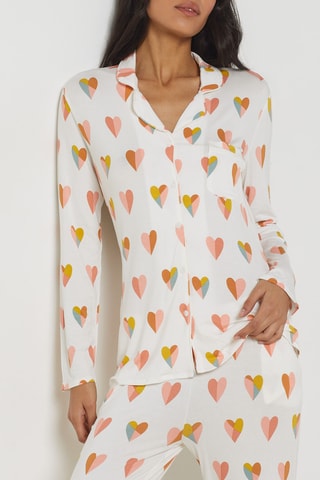 Chemise de pyjama Paolam - Ecru - Etam