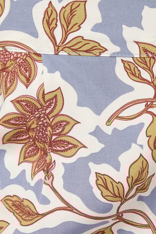 Pantalon de pyjama 7/8 Bastie - Bleu clair et marron - Etam