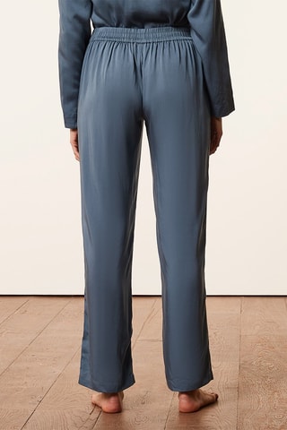 Pantalon de pyjama taille haute Daan - Bleu foncé - Etam