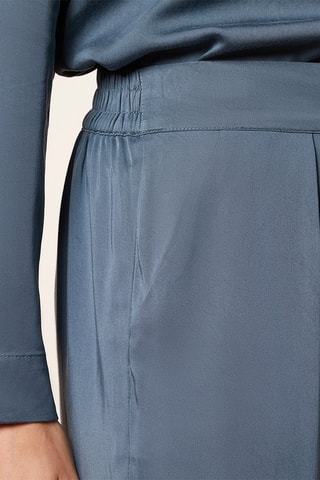 Pantalon de pyjama taille haute Daan - Bleu foncé - Etam