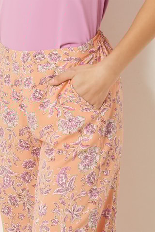 Pantalon de pyjama 7/8 taille haute Ursuline - Pêche - Etam