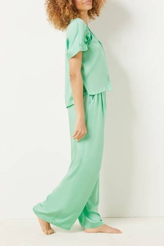 Pantalon de pyjama taille haute Tizia - Turquoise - Etam