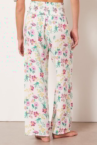 Pantalon de pyjama taille haute Orchid - Blanc - Etam