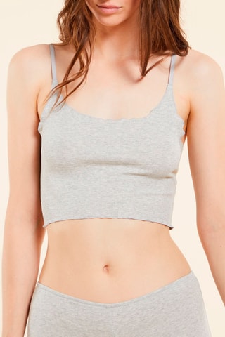 Top Plant Gris clair - Etam