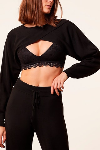 Crop top Aleena Noir - Etam