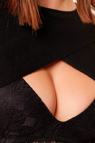 Crop top Aleena Noir - Etam