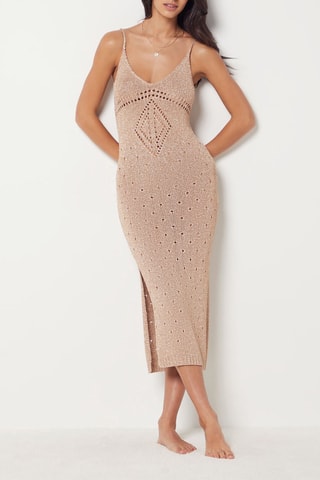 Robe de plage - Marron - Etam