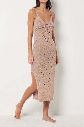 Robe de plage - Marron - Etam