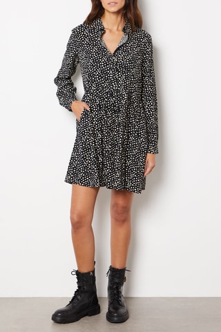 Robe patineuse- Noir - Etam