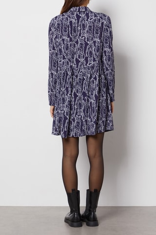 Vestido curto - Azul - Etam