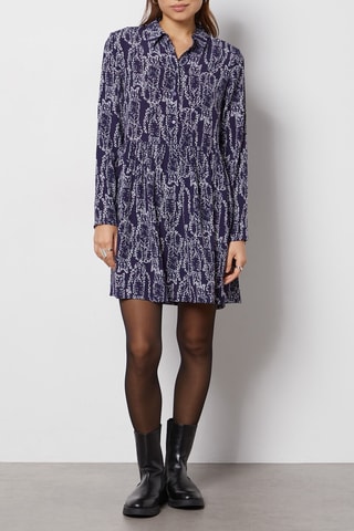 Vestido curto - Azul - Etam