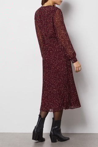 Robe midi - Bordeaux - Etam