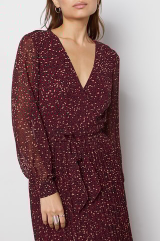 Robe midi - Bordeaux - Etam