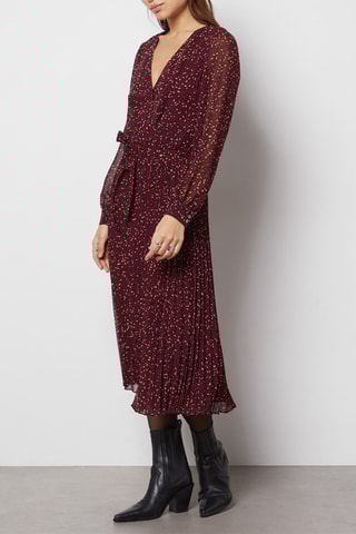 Robe midi - Bordeaux - Etam