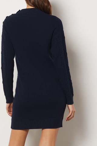 Robe pull - Bleu marine - Etam
