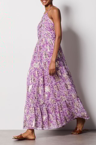 Robe longue - Violet - Etam