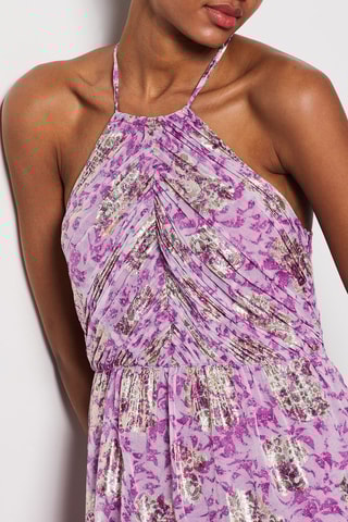 Robe longue - Violet - Etam