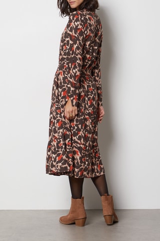 Robe longue - Marron - Etam