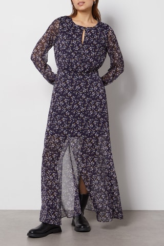 Robe longue - Bleu - Etam