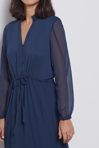 Robe longue - Bleu marine - Etam