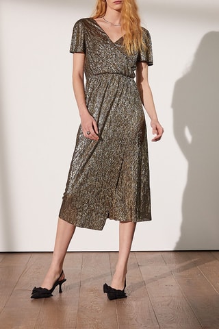 Robe portefeuille Accord Noir - Etam