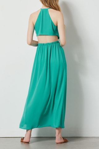 Robe longue - Vert - Etam