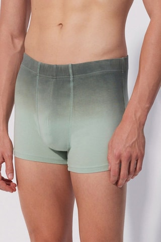Boxer dip and dye Dipiz - Gris foncé et vert d’eau - Undiz