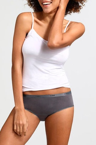 3 shortys Les Pockets EcoDIM - Taupe, rose et gris  - Dim