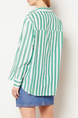 Chemisier - Vert et blanc - Etam