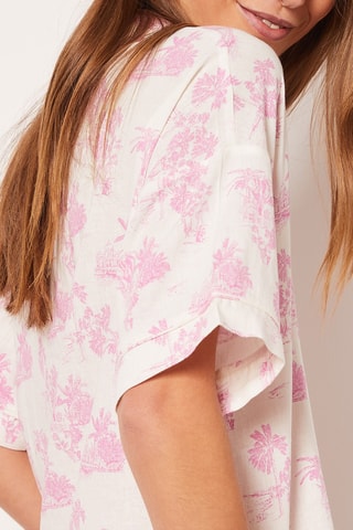 Chemise de pyjama en lin Indian Bliss - Ecru - Etam