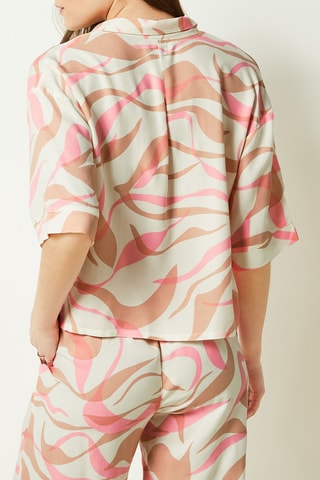 Chemise de pyjama Peach Motel Ecru - Etam