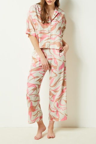 Chemise de pyjama Peach Motel Ecru - Etam