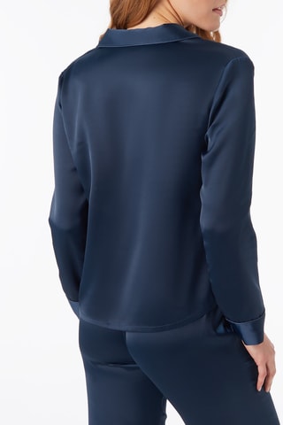 Chemise de pyjama Essentiels Chic Bleu marine - Etam