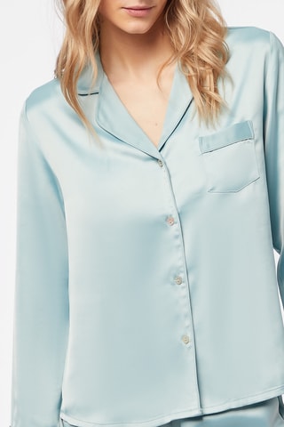 Chemise de pyjama Essentiels Chic Bleu - Etam