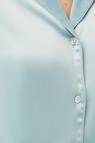 Chemise de pyjama Essentiels Chic Bleu - Etam