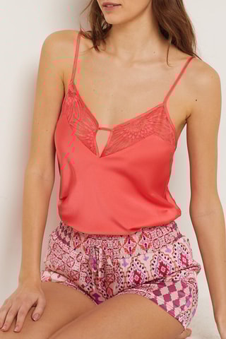 Caraco de pyjama Splendeur - Corail - Etam