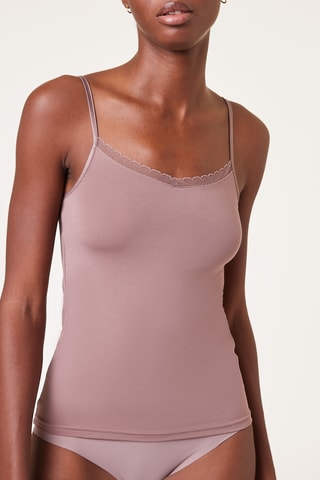 Caraco Warm Me Up Lace Taupe - Etam