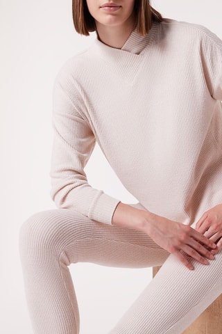 Legging taille haute Batia Beige - Etam