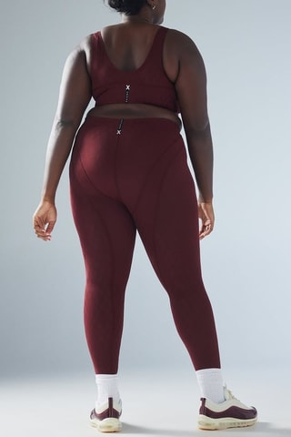 Legging taille haute Peak performance - Bordeaux - Savage x Fenty