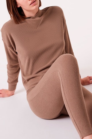 Legging taille haute Batia Kaki olive - Etam