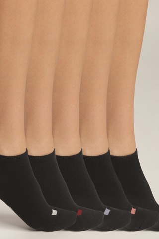 5 paires de socquettes Ecodim - Noir - Dim