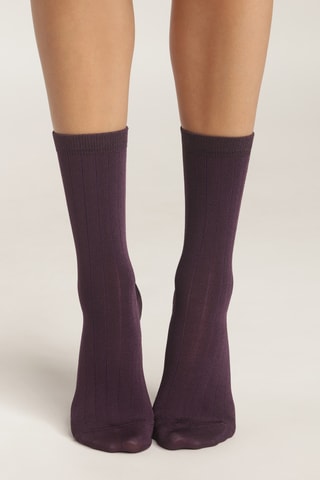 Chaussettes La Mode - Violet - Dim